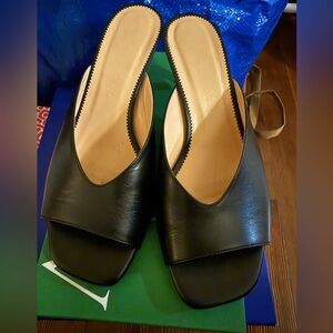 J Crew Violetta Mule in black